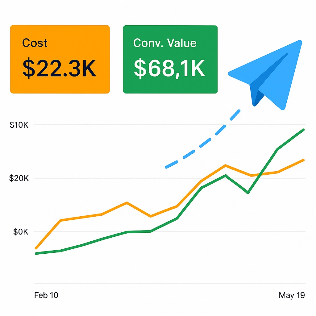 Pilot Hero Image V4 Google Ads Graph